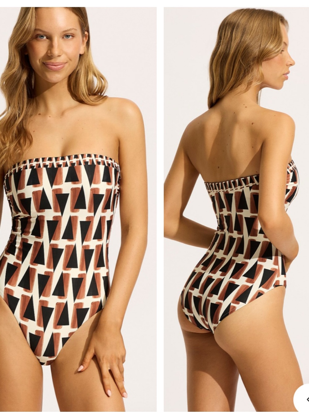 Seafolly Secret Garden Bandeau One-Piece